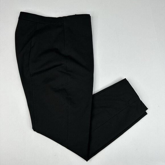 Everlane Women's NWOT Black Mid-Rise The Bi-Stretch Work Pant 12/W32.25/L27.25 - Picture 2 of 12